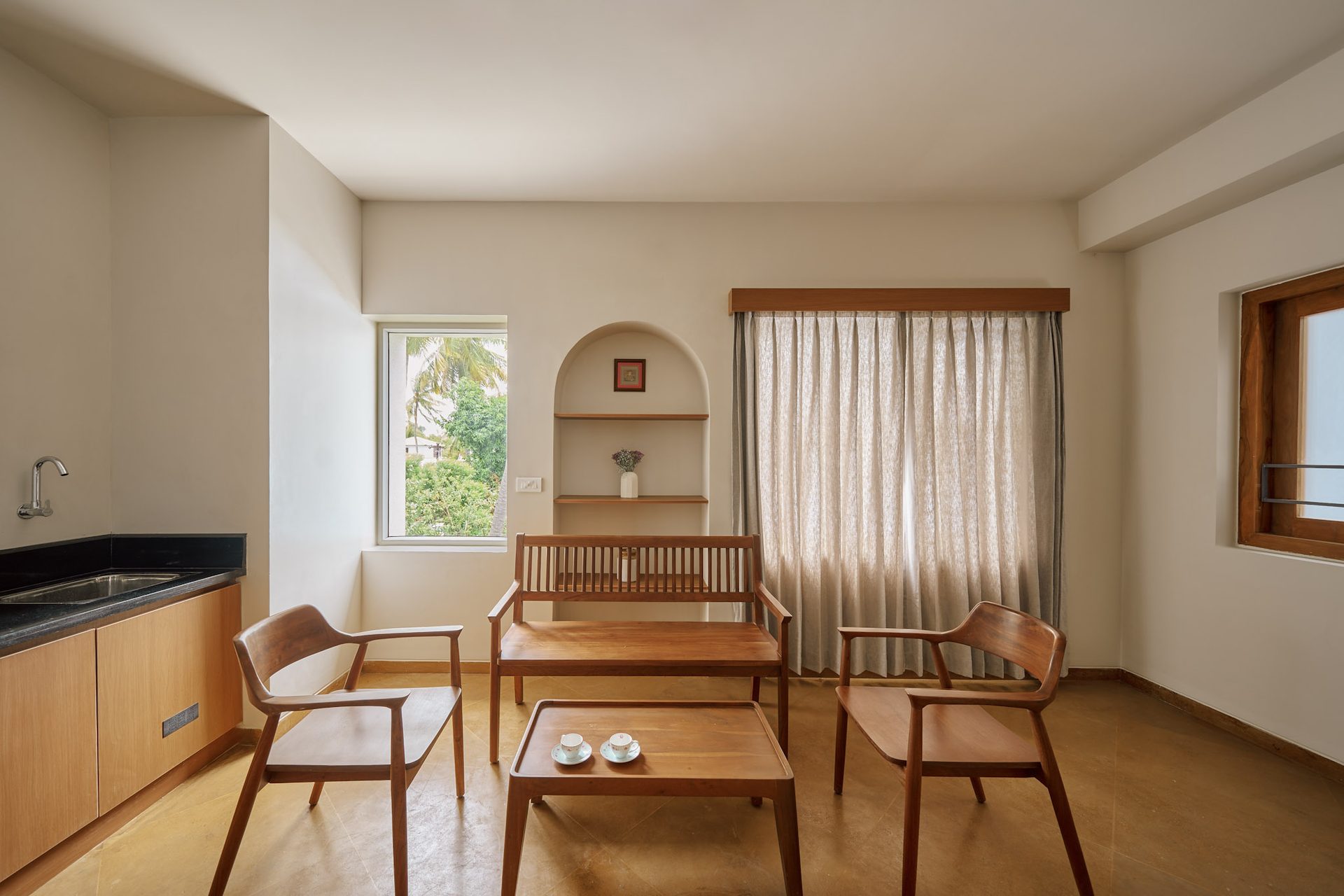 Suite Room Hall — Parthas Suites Srirangam